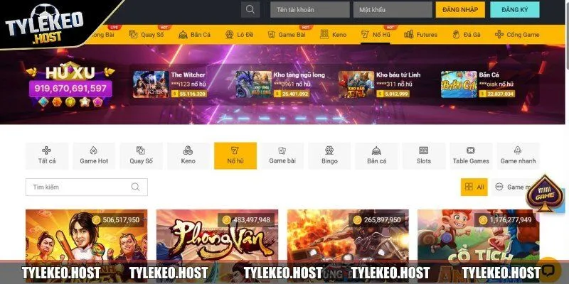 Các sảnh chơi hấp dẫn tại nhà cái FIVE88